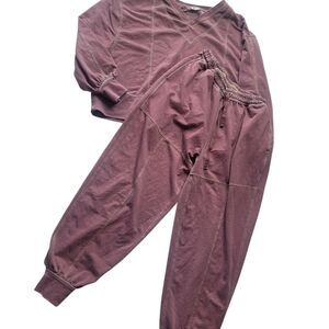 Free People Set - Cropped Top And Matching Joggers XS